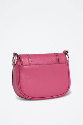 Bolso de piel - Fucsia