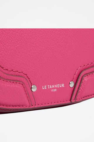Bolso de piel - Fucsia
