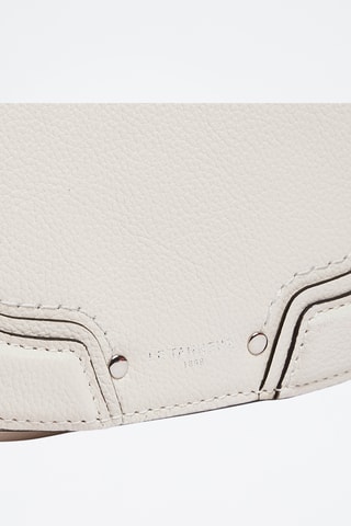 Bolso de piel - Blanco roto