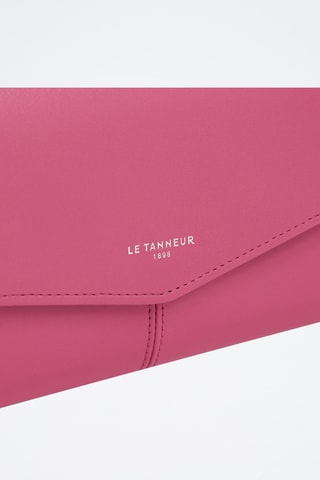 Cartera de piel - Fucsia