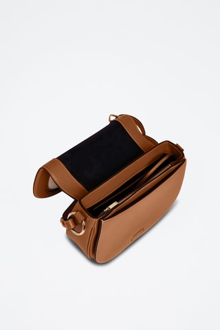 Sac porté épaule en cuir - Marron