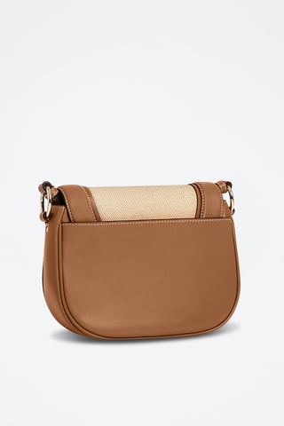 Sac porté épaule en cuir - Marron