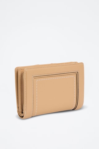 Cartera de piel - Beige