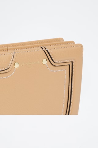 Cartera de piel - Beige