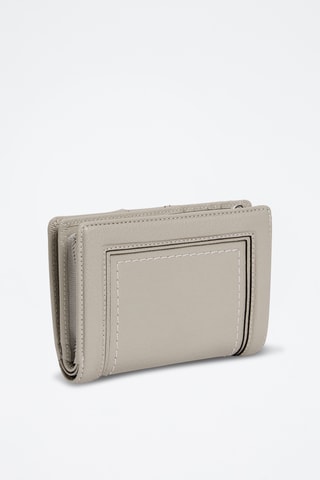 Cartera de piel - Gris