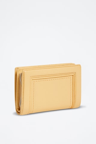 Cartera de piel - Amarillo