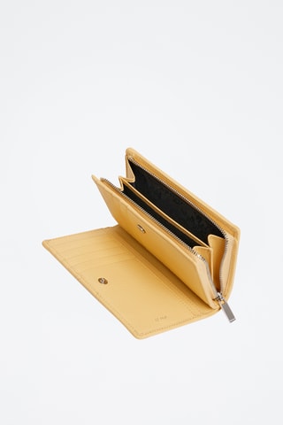 Cartera de piel - Amarillo