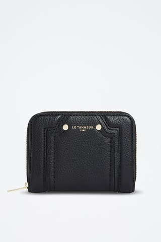 Porte-cartes en cuir - Noir