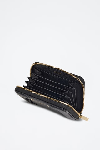 Porte-cartes en cuir - Noir