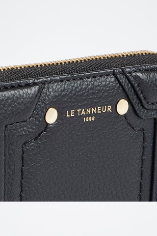 Porte-cartes en cuir - Noir