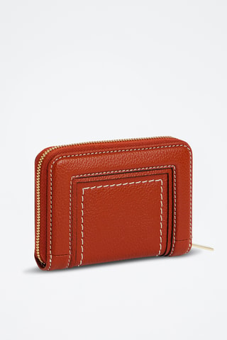Porte-cartes en cuir - Marron