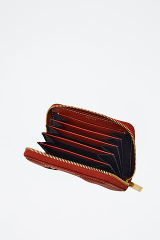 Porte-cartes en cuir - Marron