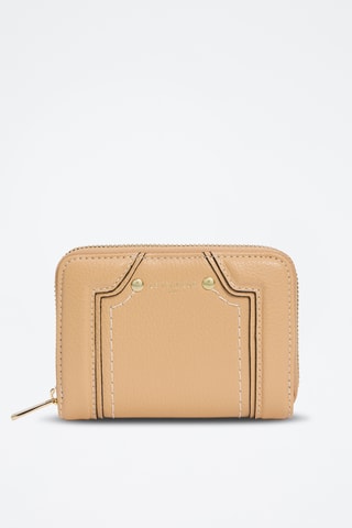 Porte-cartes en cuir - Beige