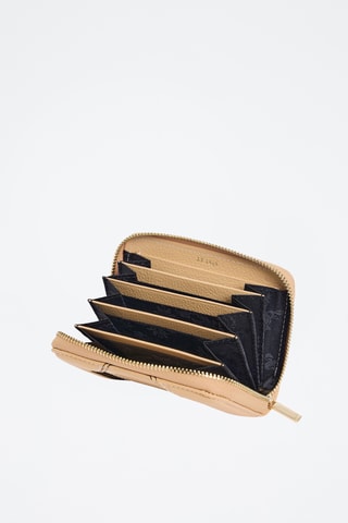 Porte-cartes en cuir - Beige