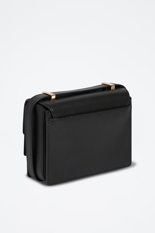 Bandolera de piel - Negro