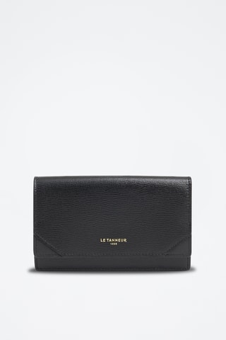 Porte-cartes en cuir - Noir