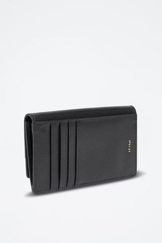 Porte-cartes en cuir - Noir