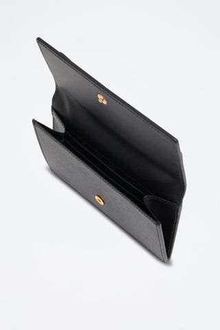 Porte-cartes en cuir - Noir