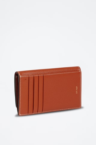 Porte-cartes en cuir - Marron