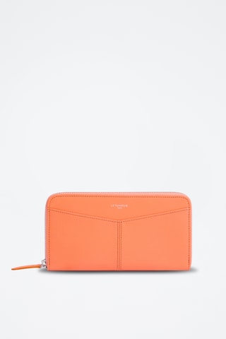 Cartera de piel - Naranja