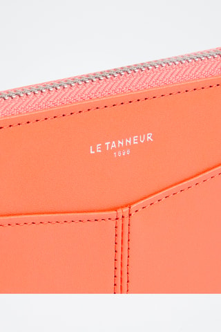 Cartera de piel - Naranja