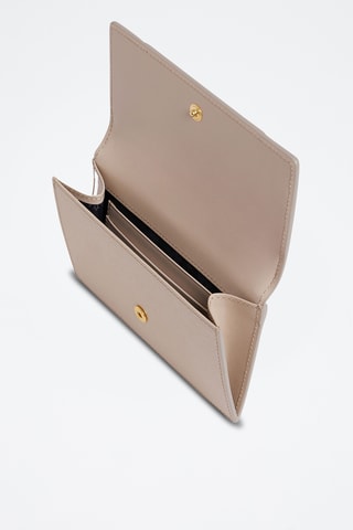 Porte-cartes en cuir - Beige