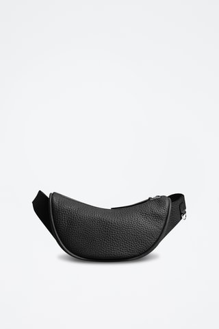 Riñonera de piel - Negro
