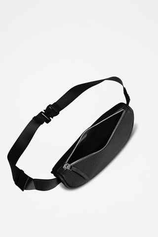 Riñonera de piel - Negro