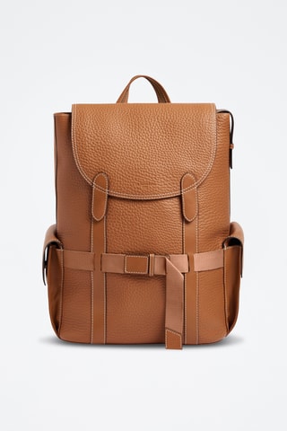 Mochila de piel - Marrón