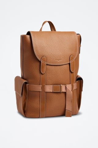 Mochila de piel - Marrón