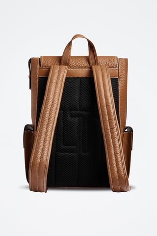 Mochila de piel - Marrón