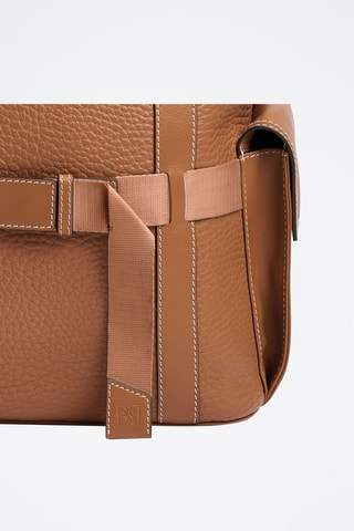 Mochila de piel - Marrón
