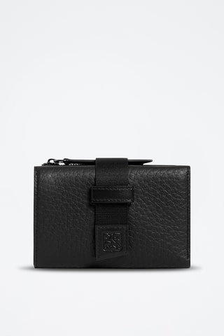 Cartera de piel - Negro
