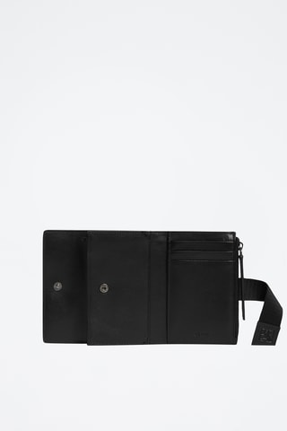 Cartera de piel - Negro