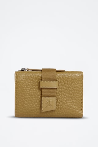 Cartera de piel - Marrón claro