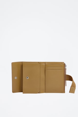 Cartera de piel - Marrón claro