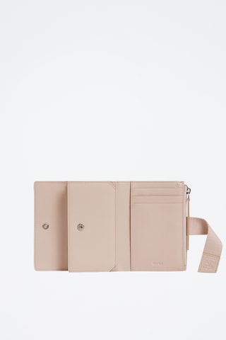 Cartera de piel - Beige