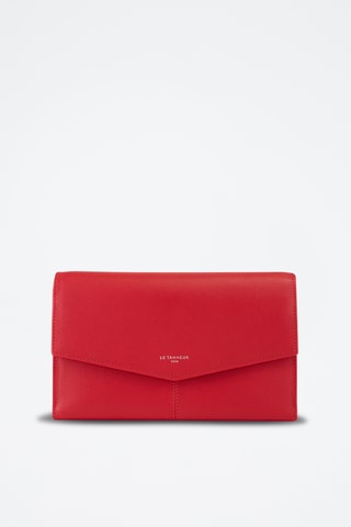 Cartera de piel - Rojo