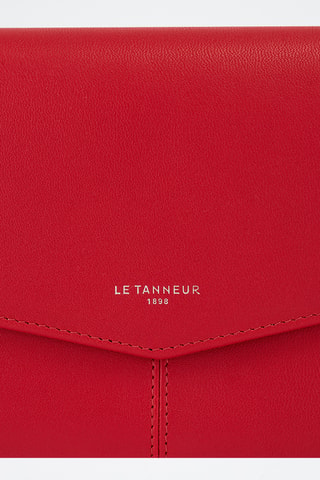 Cartera de piel - Rojo