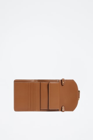 Cartera de piel - Marrón