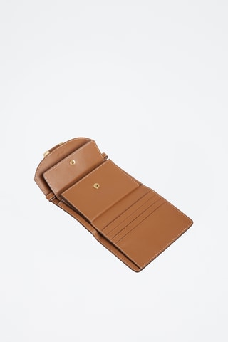 Cartera de piel - Marrón
