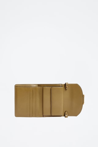 Cartera de piel - Caqui
