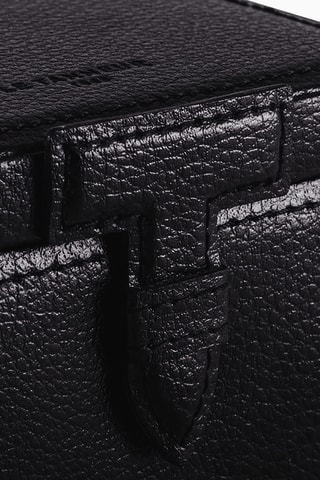 Coffret boutons de manchette en cuir - Noir