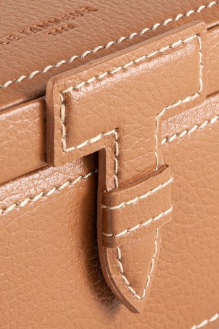 Coffret boutons de manchette en cuir - Marron