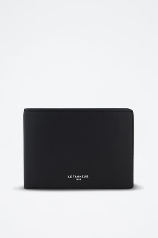 Cartera de piel - Negro