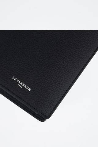 Cartera de piel - Negro