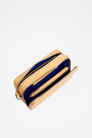 Bandolera de piel - Amarillo