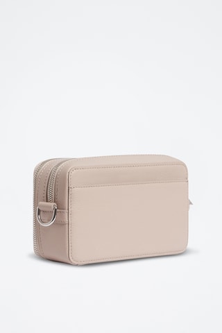 Bandolera de piel - Beige