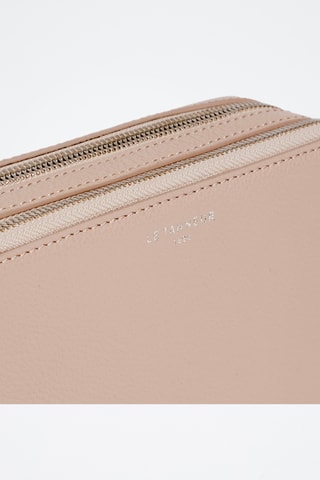 Bandolera de piel - Beige