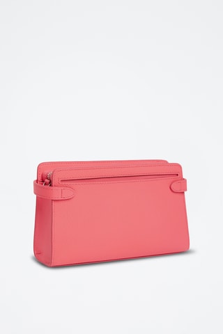 Bandolera de piel - Rosa